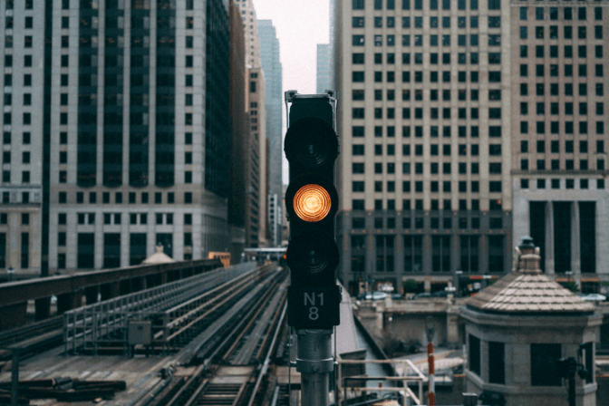 Semáforo no Amarelo