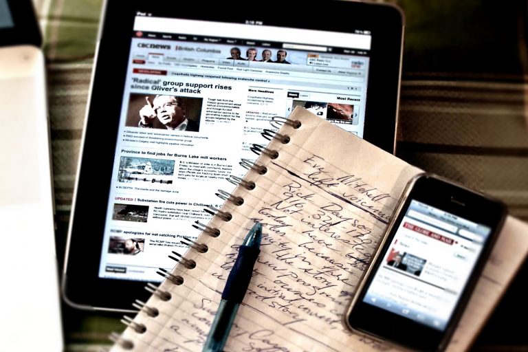 Caderno de jornalista