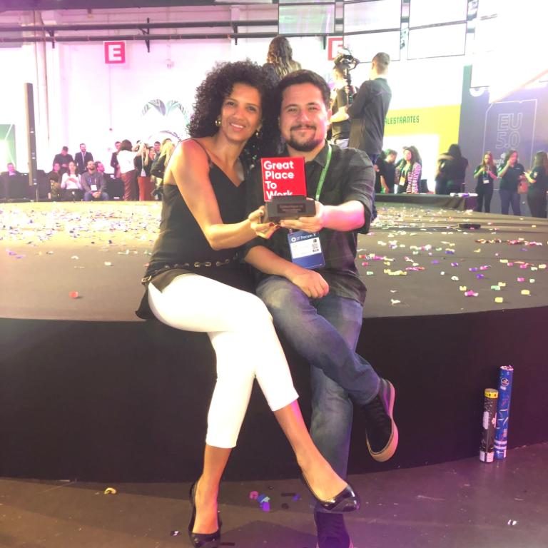 Foto de Rose com Augusto