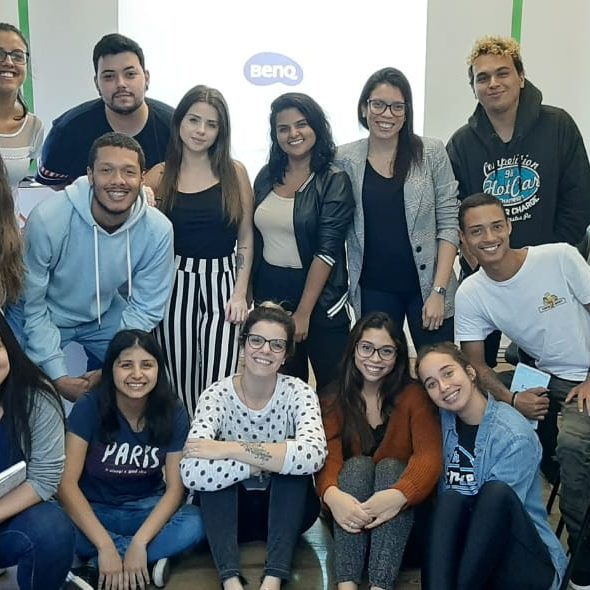 Foto de treinamento da equipe